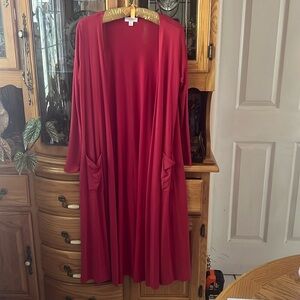 Red Duster Cardigan EUC small